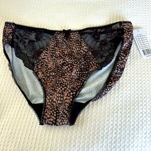 Eliminate lace and silk panty